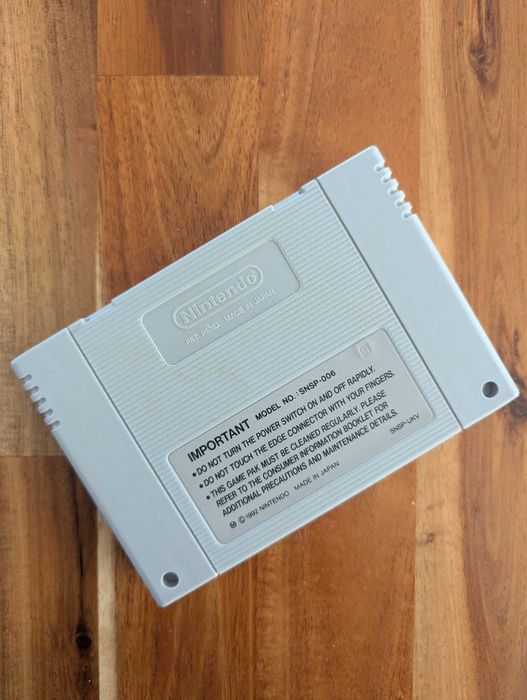 F-Zero SNES Super Nintendo Oryginał Wersja Angielska PAL