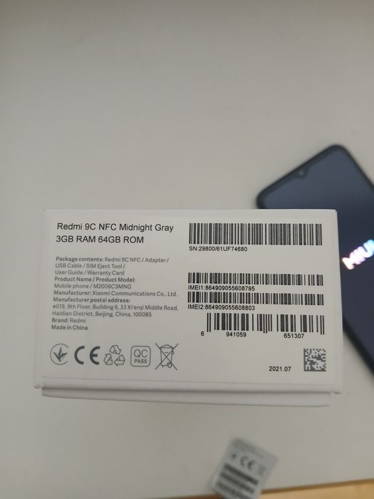 Redmi 9C NFC Midnight