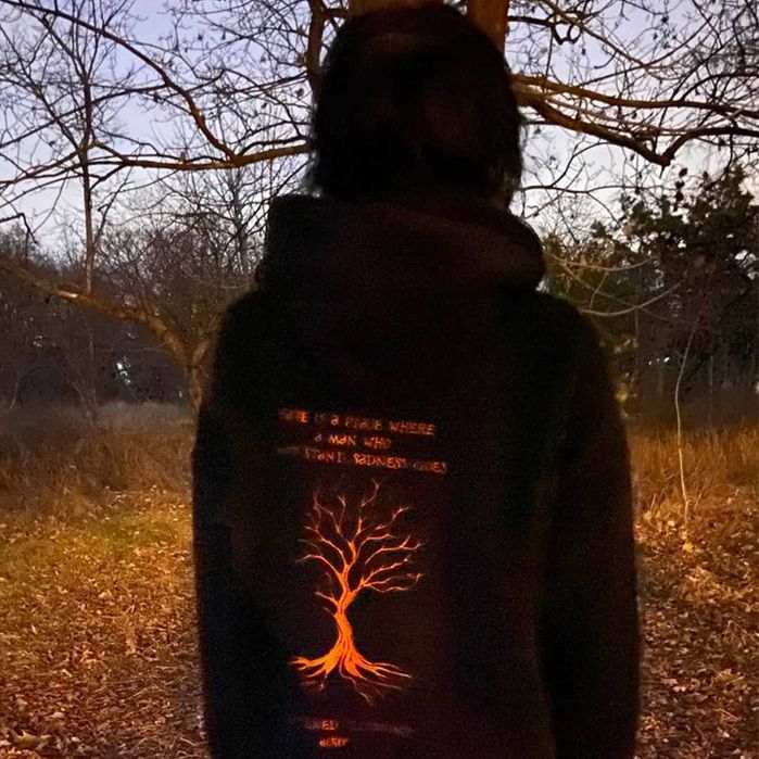 plush hoodie shattered illusion (плюшева кофта худі)