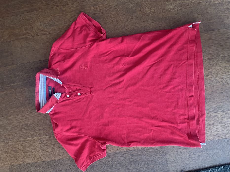 Meska koszulka polo r. L czerwona massimo dutti