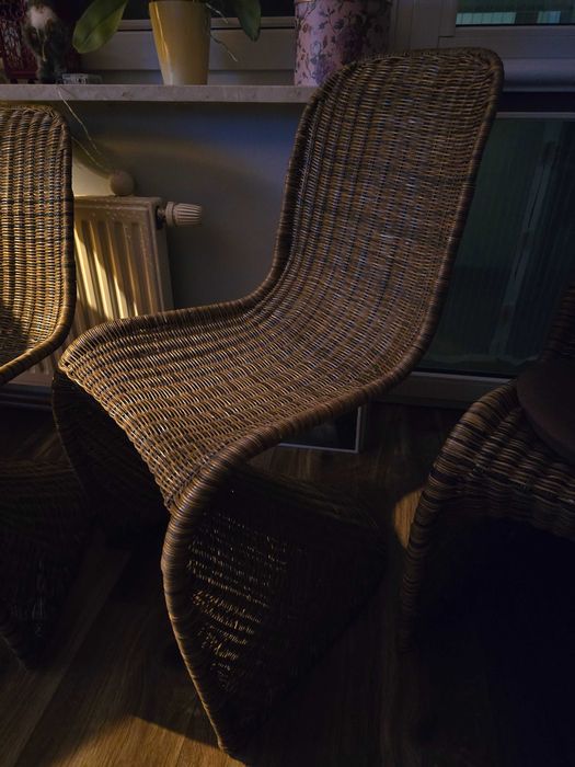 Krzesło/fotel naturalny rattan 4 sztuki *rezerwacja*