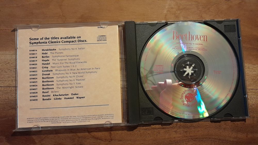 Cd Beethoven No 9 Choral Hymisher Greenburg conducting