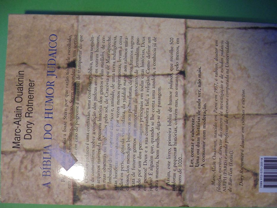 Ouaknin (Marc. Alain-Dory Rotnemer);A Bíblia do Humor Judaico