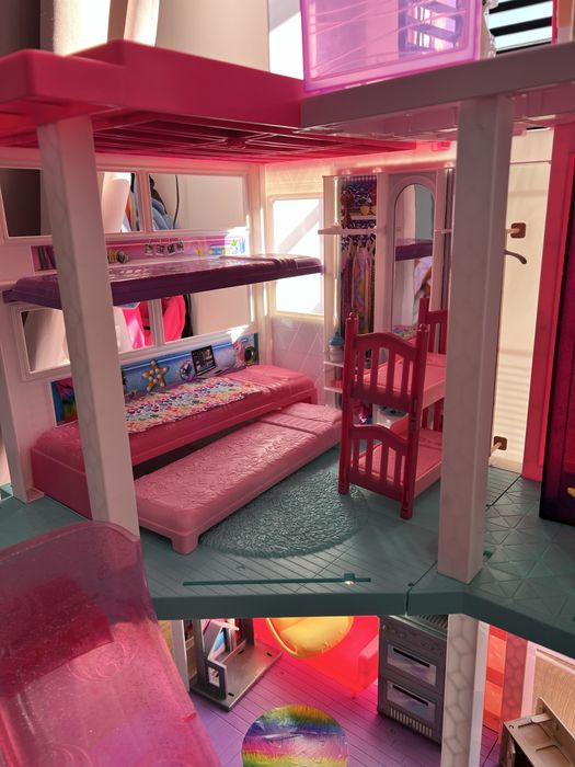 BARBIE duży domek dla DREAMHOUSE DELUXE dom willa z windą, basenem