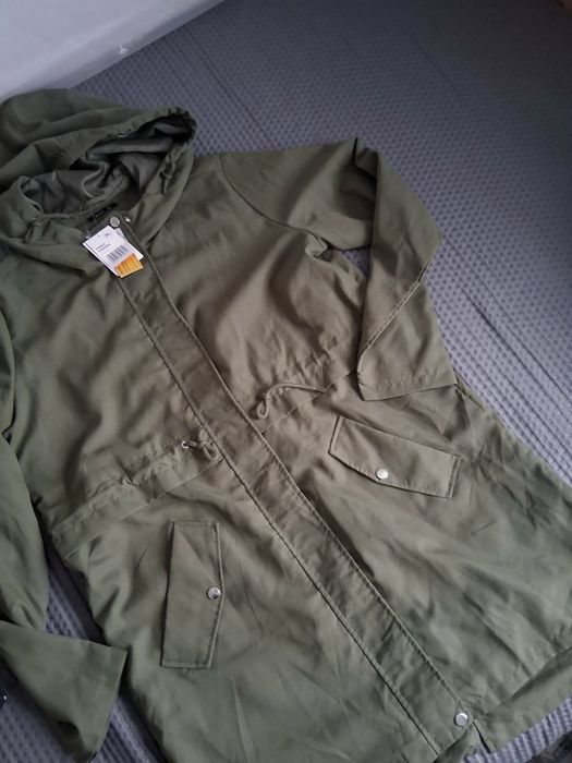 Nowa kurtka damska parka XL Cleve płaszcz khaki