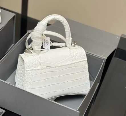 BalenciagaHourglassHandbagXSWhite