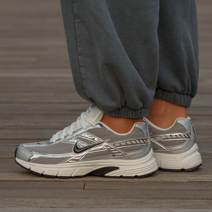 Кросівки Nike Initiator Grey/Silver premium | Кроссовки Найк жіночі чоловічі