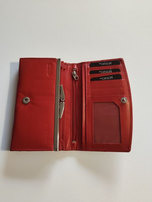 Portfel damski skórzany