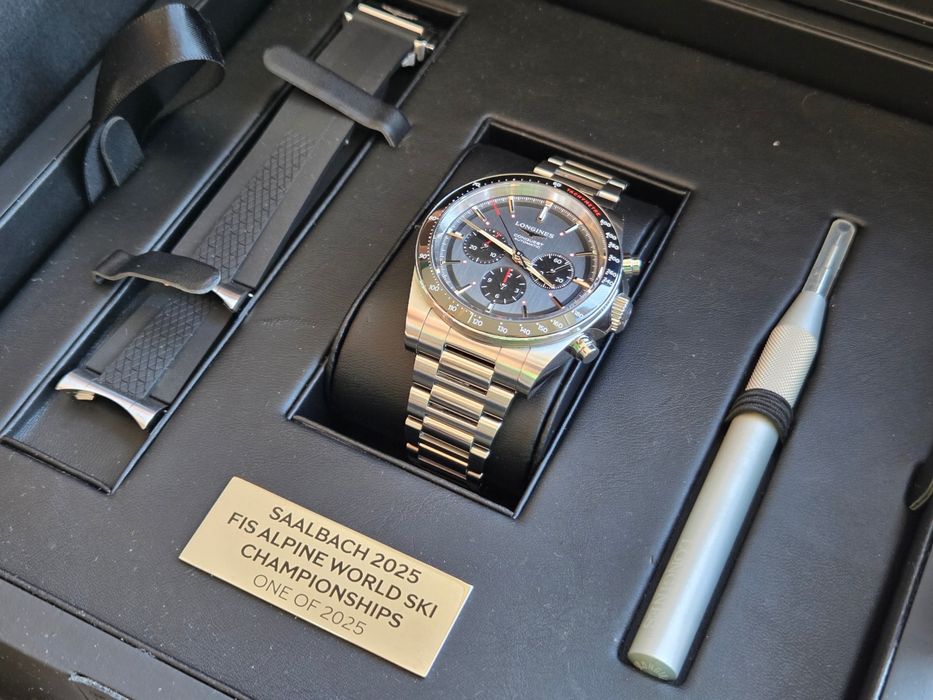 Longines Conquest Ski Edition 42mm Full set Chronograf Breitling Limites Omega