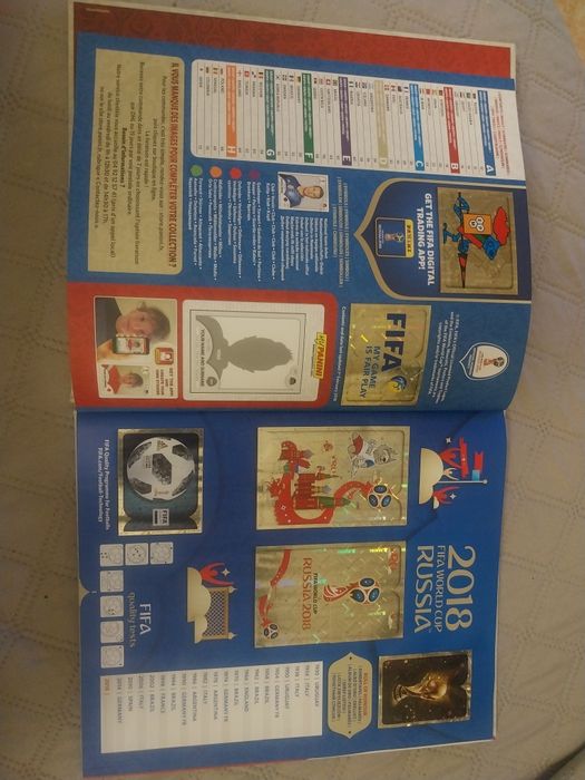 Album completo Russia 2018