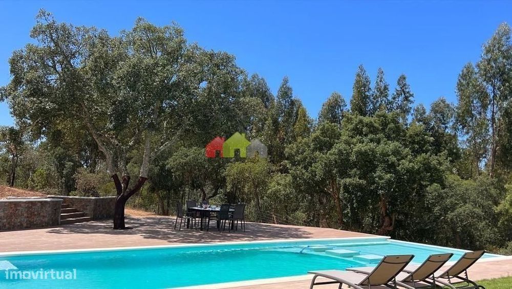 Quinta 1.5 ha com moradia T4 e piscina infinita - Grândola - Santa Mar