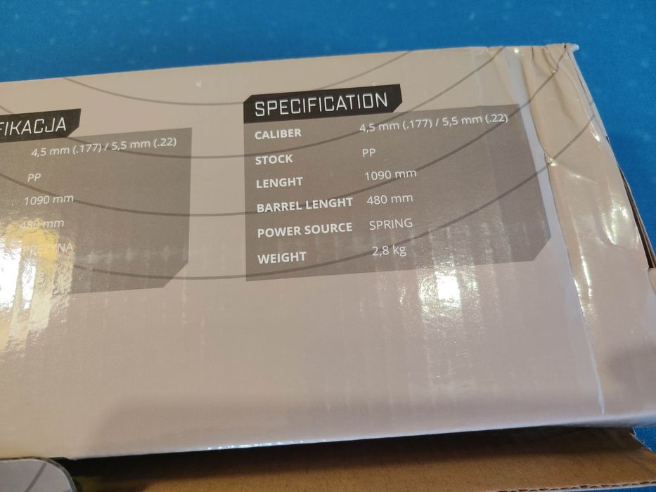 Carabina airgun MOLA nova