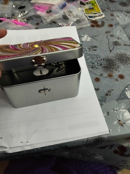 Cofre pintura diamante