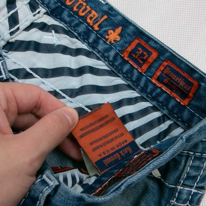 Rock Revival Prometheus Made in USA spodnie jeansowe 32us