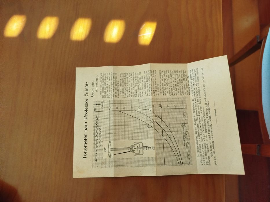 Tonometer Prof.schioetz colecionadores