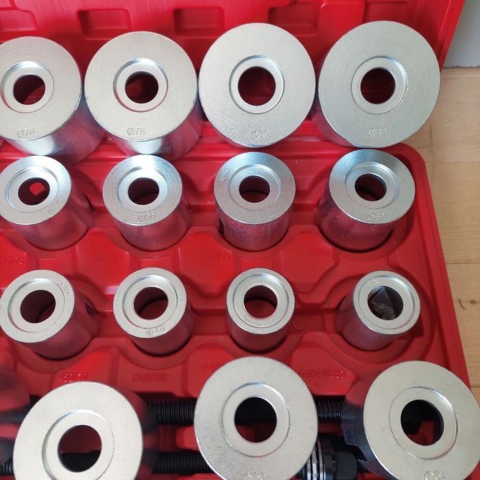 Conjunto Extratores Rolamentos Cinoblocos Manual Universal - 27 peças