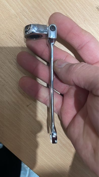 Ключ - трещотка 12гранний комбінований рожково - накидний cr-va новий