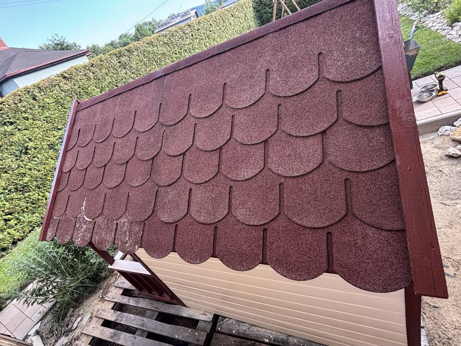 Drewniamy domek do Ogrodu dla dzieci .