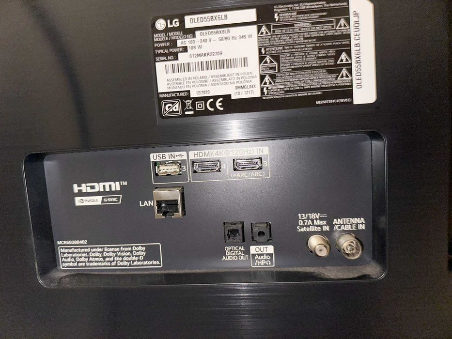 TV LG OLED 55'' Impecável