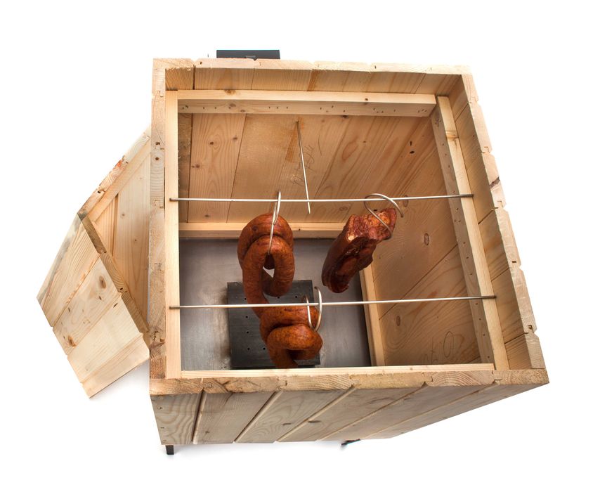 Wedzarnia ogrodowa drewniana zestaw hit