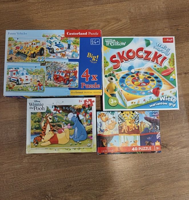 Zestaw puzzli i gra