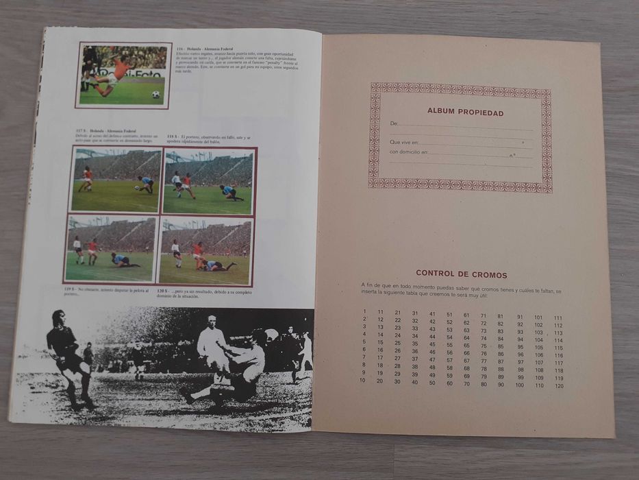 Johan Cruyff Cropan Caderneta Completa 120 Cromos + Poster