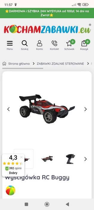 Wyścigówka RC buggy