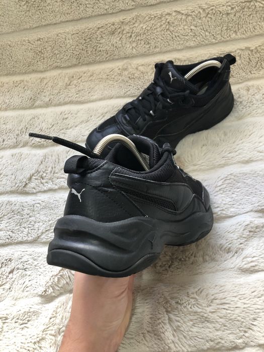 PUMA CILIA (38) 24см женские кроссовки кожаные