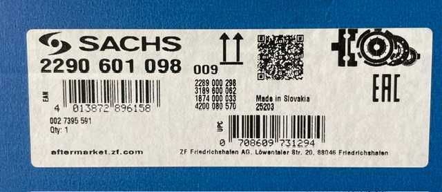 Kit de Embraiagem completo (SACHS DMF Modul XTend) Para grupo (Audi, VW e Skoda)