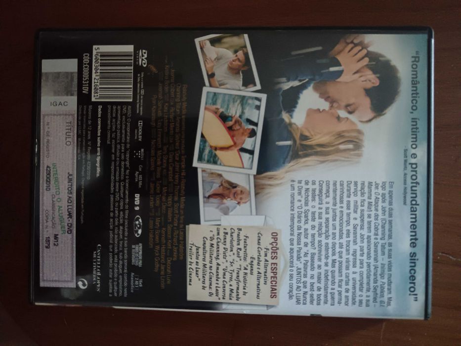 filme dvd original - juntos ao luar