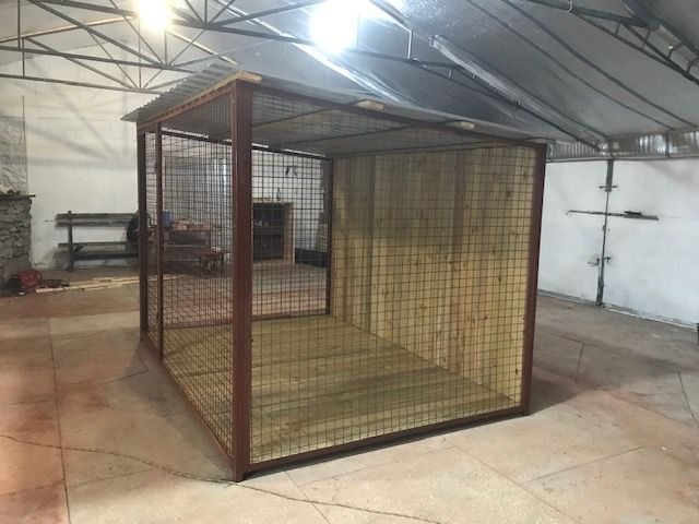Вольер для собак разборный металоконструкція