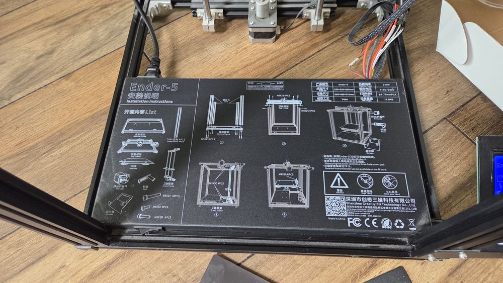 Drukarka 3D Creality Ender 5 plus filamenty