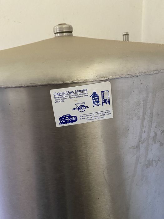 Cuba inox 500 litros