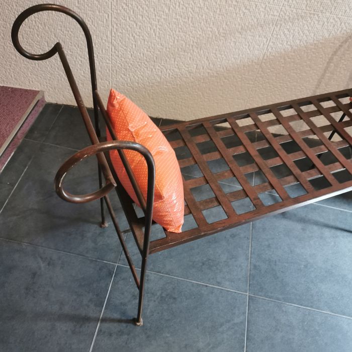 Banco em ferro exterior