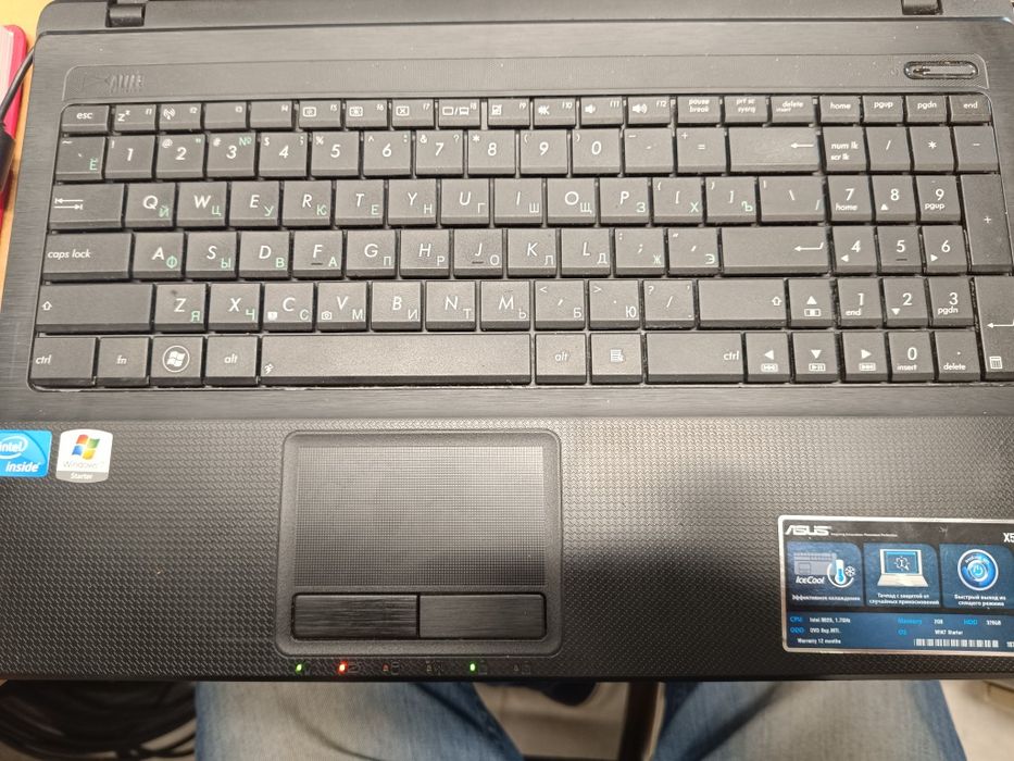 Ноутбук ASUS X54C з апгрейдом
