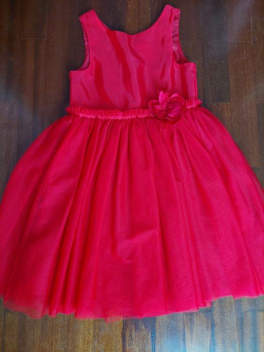 Vestido vermelho 6/7 anos
