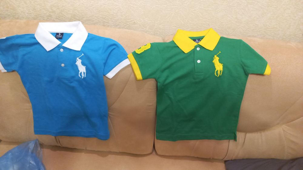 Lacosta поло для мальчика  р4-6, S  100%cotton