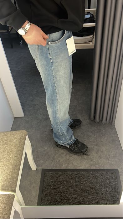 New Original ! Чоловічі джинси BERSHKA FLARED Кльош