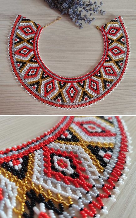 Намисто, силянка, стрічковий Гердан, ручна робота