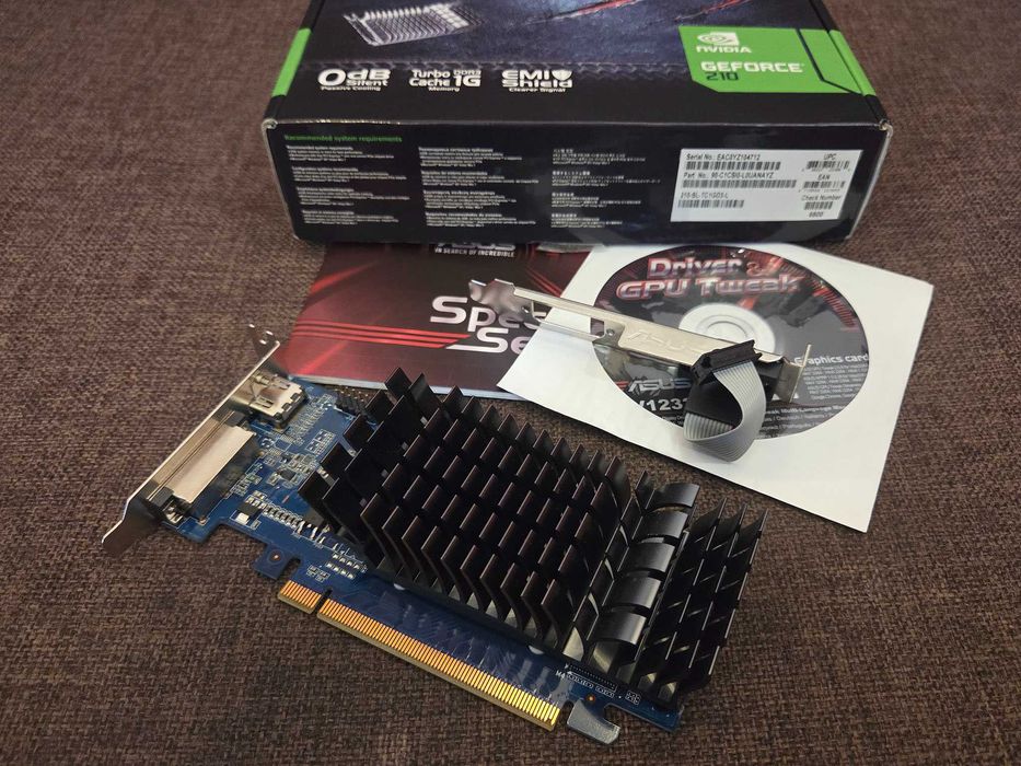Karta graficzna Asus nVidia Geforce 210 1GB low profile