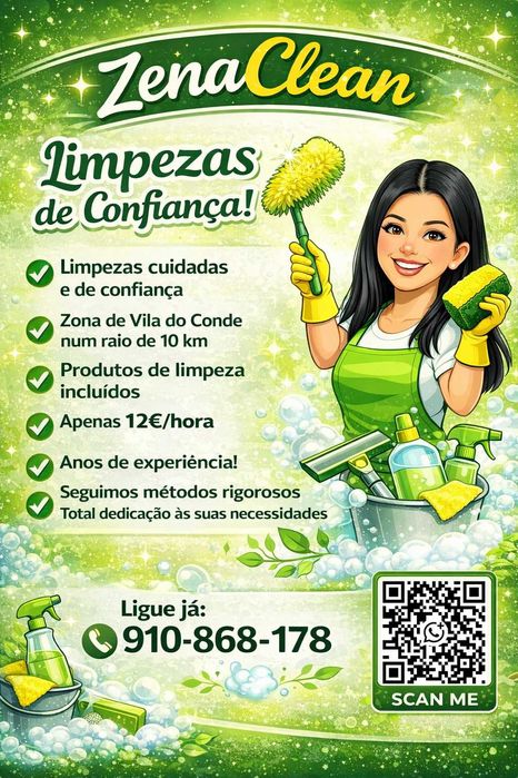 Serviço de Limpezas – Vila do Conde | Póvoa de Varzim | ZenaClean