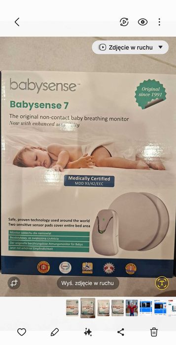 BabySense 7,Monitor oddechu