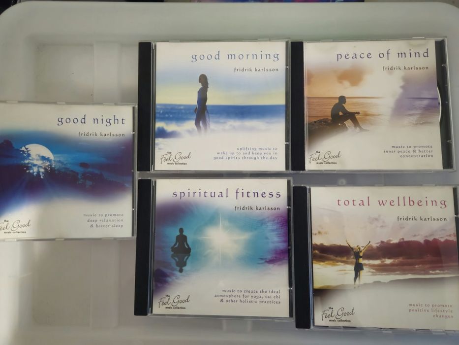 Lote 5 CDs Bem-Estar e Relaxamento (Fridrik Karlsson).