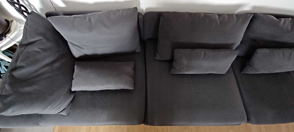 Sofá IKEA SÖDERHAMN de canto – Hillared Antracite – 192x192cm – Excelente estado