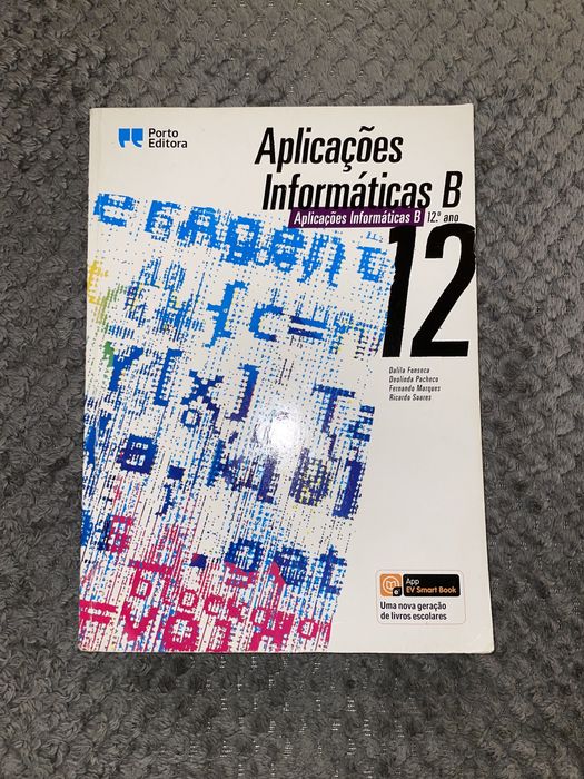 Manual escolar “Aplicações Informáticas B” - 12.º Ano