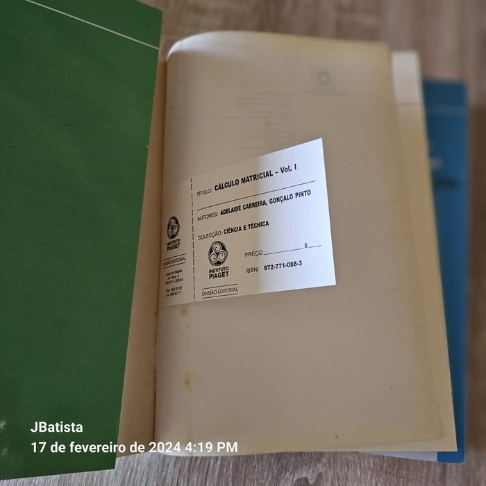 Livro Cálculo Matricial