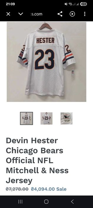 Винтажная джерси 2006 год  NFL Chicago Bears Devin Hester #23 Reebok