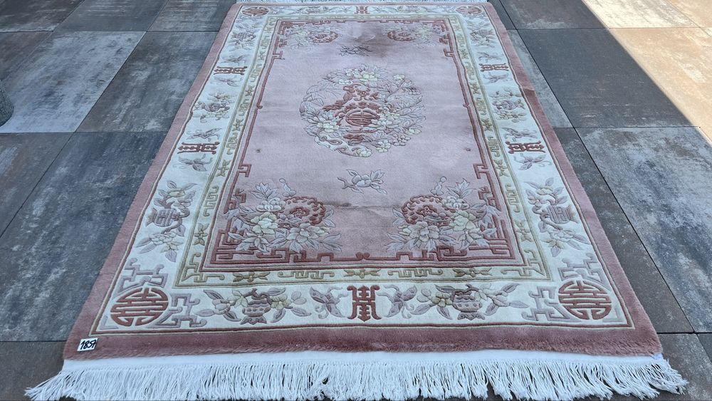 Chiński Dywan Abbuson 152 × 270 cm | Ręcznie Tkany | Wełna | Stan Idealny nr 1858