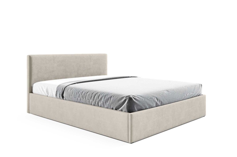 Podnoszone łóżko tapicerowane BASIC ze stelażem 90/20/140/160/180x200