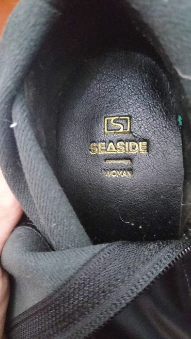 Botas de cano alto da Seaside